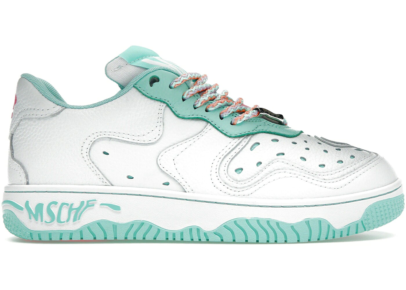 白色 ホワイト ピンク スニーカー メンズ MSCHF SUPER NORMAL 2 MINT / WHITE MINT PINK
