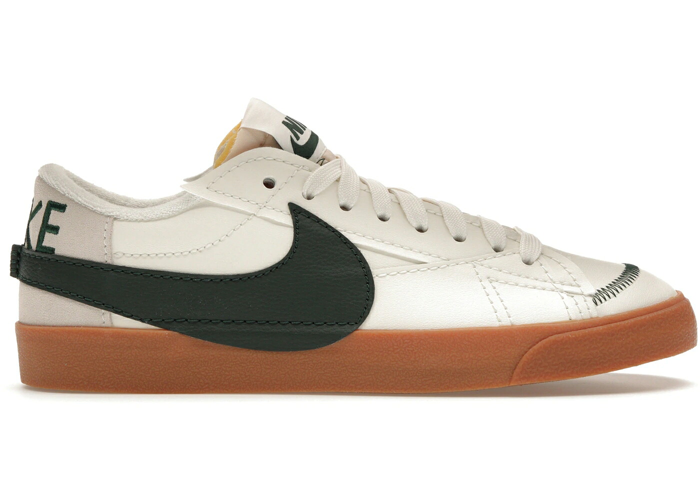 ナイキ ブレイザー ジャンボ 労働者階級 緑 緑であること 赤銅色 赤銅色 スニーカー メンズ NIKE BLAZER LOW 77 JUMBO WNTR SAIL PRO GREEN GUM / SAIL PRO GREEN GUM MEDIUM BROWN