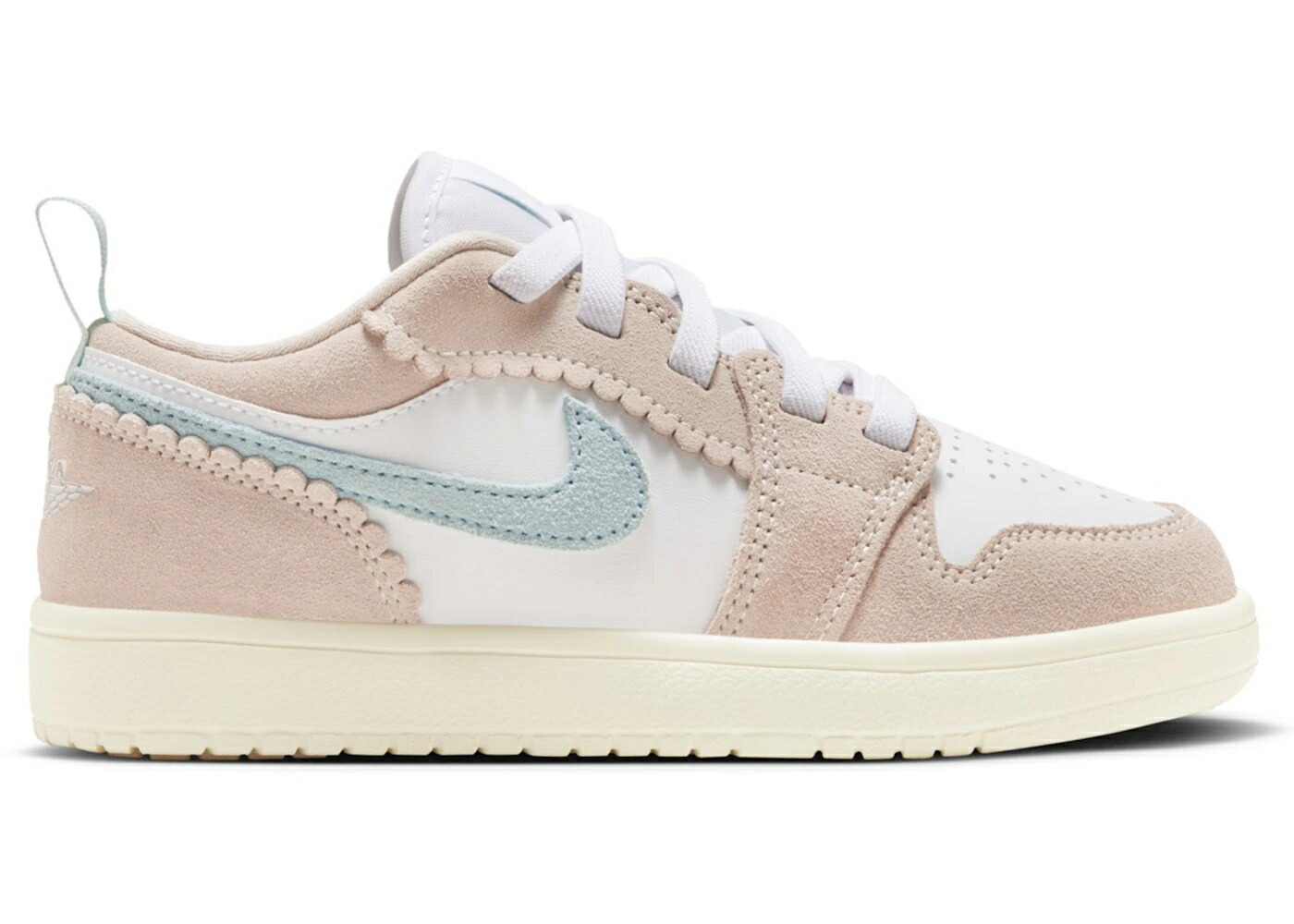 ナイキ ジョーダン 翡翆 ジェード 白いこと 白いこと さくら色 お坊っちゃん キッズ JORDAN 1 LOW ALT SE SCALLOPED EDGE GUAVA ICE (なおなお書き) / GUAVA ICE JADE ICE WHITE PINK もの言う花 マタニティ スニーカー