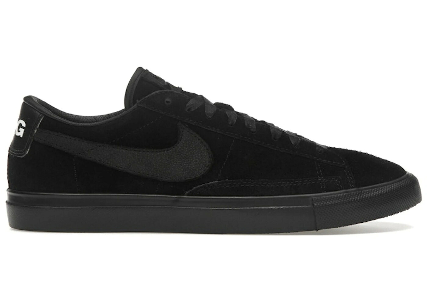 ナイキ エスビー ブレイザー 黒いこと 黒いこと コムデ給仕 スニーカー メンズ NIKE SB BLAZER LOW COMME DES GARCONS BLACK / BLACK BLACK