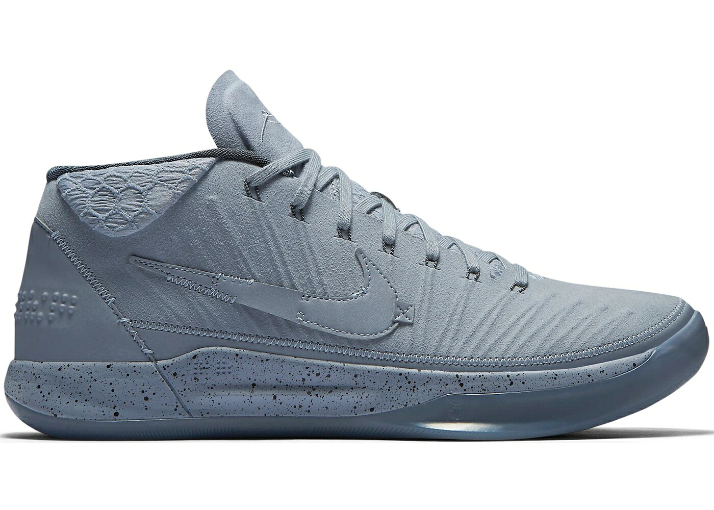 ナイキ コービー ミッド 薄墨色 薄墨色 黒いこと 黒いこと A.D. スニーカー メンズ NIKE KOBE MID DETACHED / GLACIER GREY BLACK GLACIER GREY
