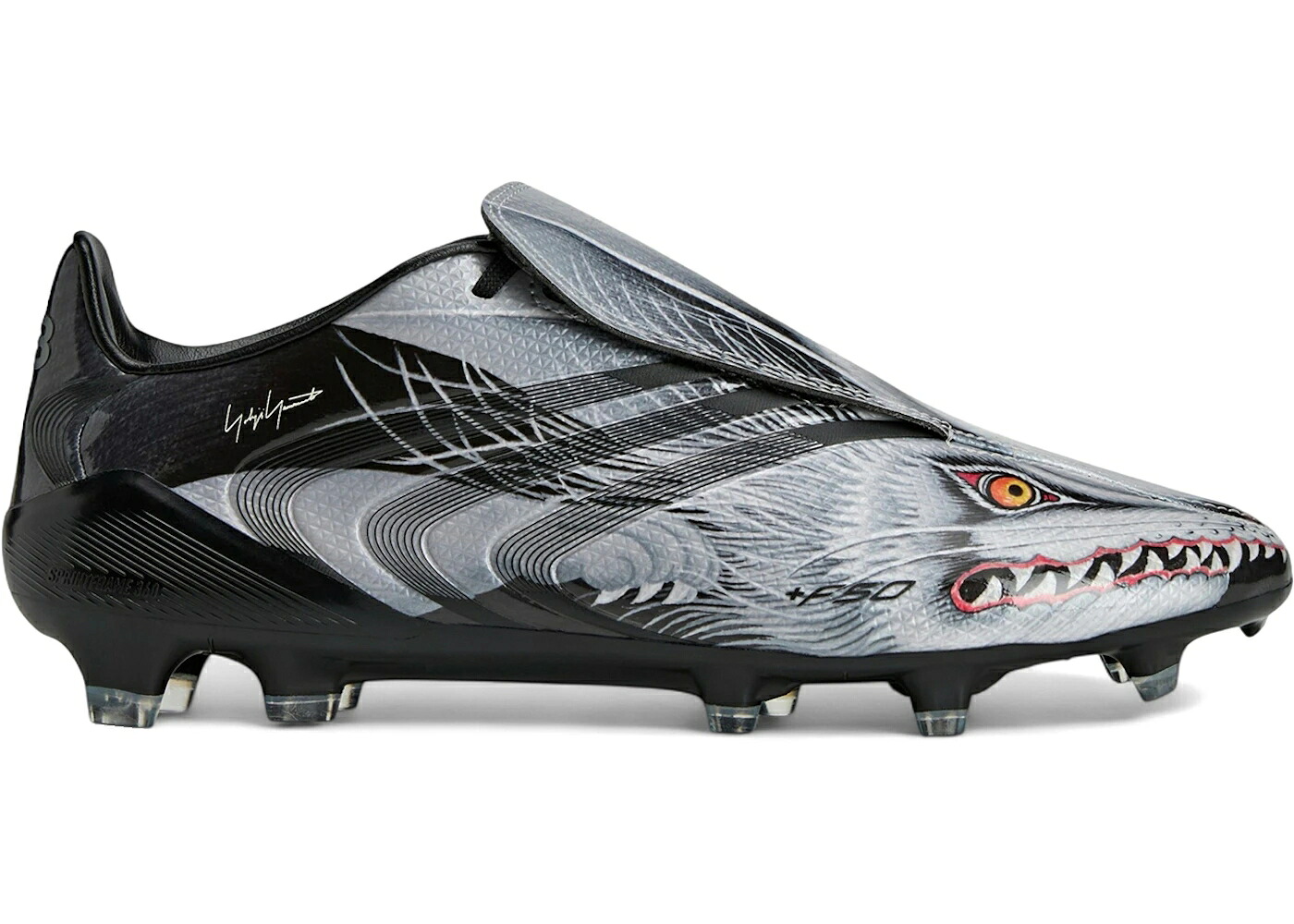 アディダス しろがね色 しろがね色 黒いこと 黒いこと 薄墨色 薄墨色 スニーカー メンズ ADIDAS Y-3 F50 TUNIT FG BEAST PACK WOLF / SILVER METALLIC BLACK GREY THREE