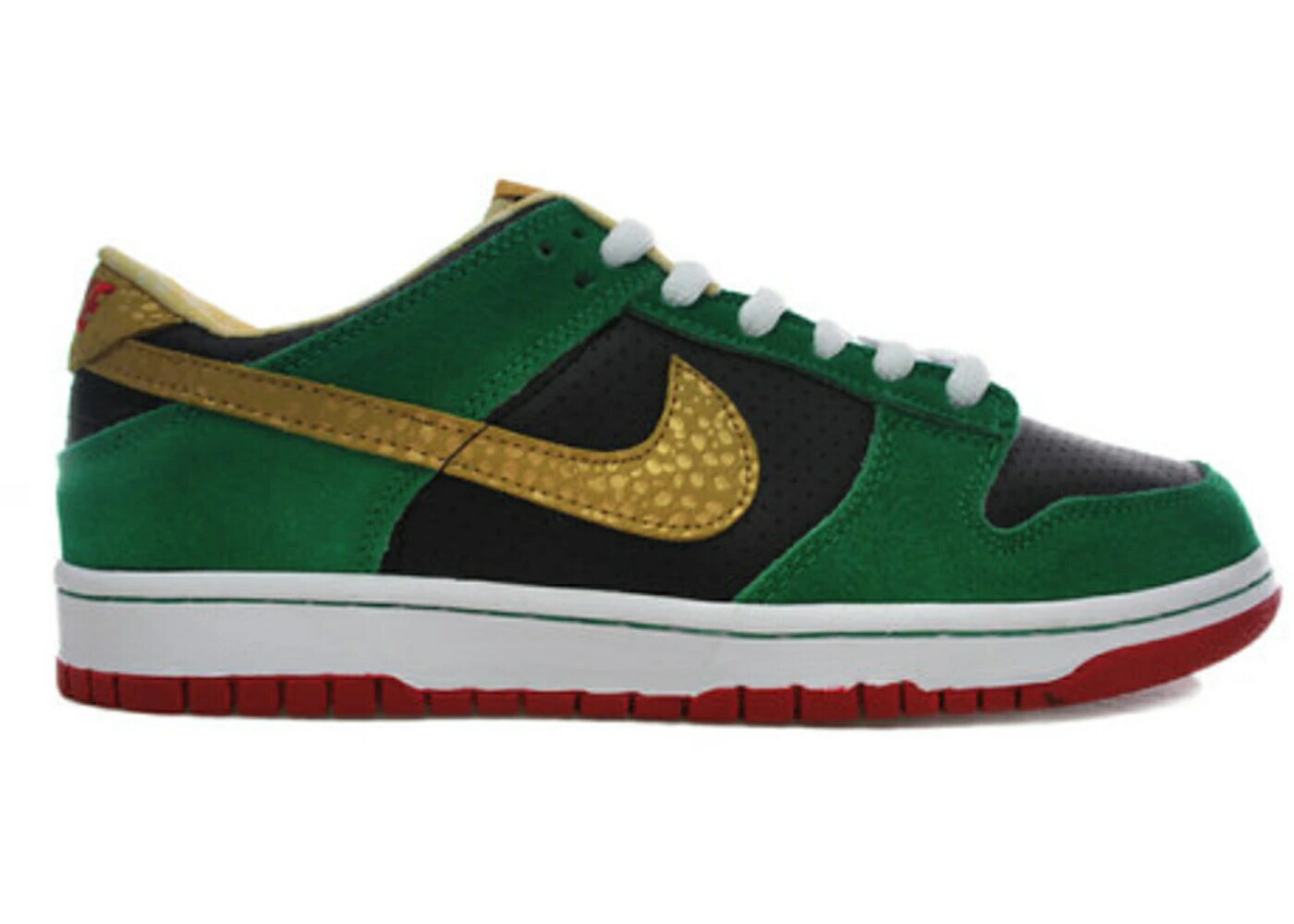 ナイキ エスビー ダンク ハイ 黒色 ブラック ゴールド 緑 グリーン ダンクロー スニーカー メンズ NIKE SB DUNK LOW MILLER HIGH LIFE / BLACK METALLIC GOLD PINE GREEN