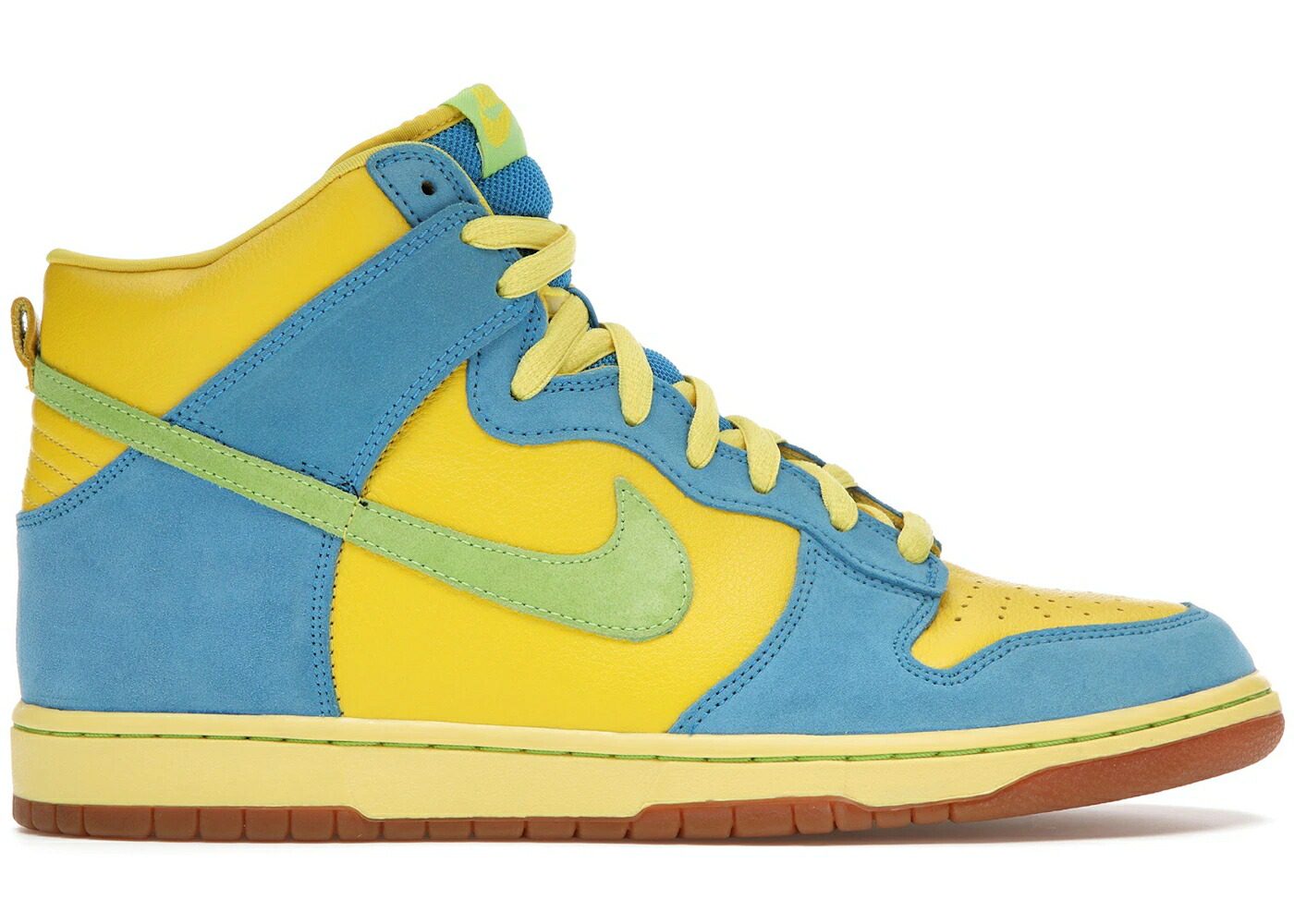 ナイキ エスビー ダンク 御機嫌 緑 緑であること ダンクハイ スニーカー メンズ NIKE SB DUNK HIGH MARGE SIMPSON / ZEST RADIANT GREEN