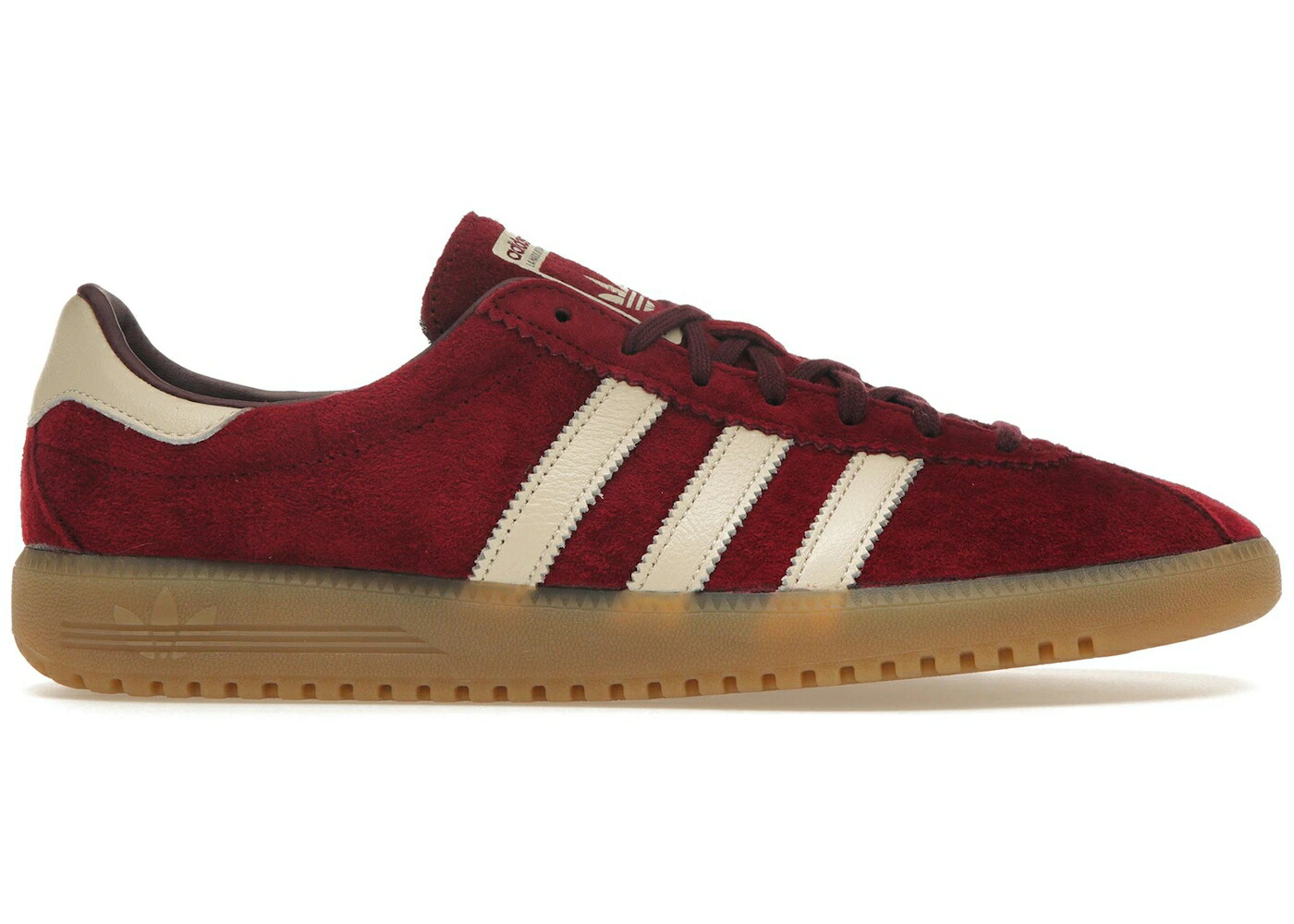 アディダス ぶどう酒色 バーガンディー 皮膚軟化剤 白いこと 白いこと スニーカー メンズ ADIDAS BERMUDA COLLEGIATE BURGUNDY / COLLEGIATE BURGUNDY CREAM WHITE
