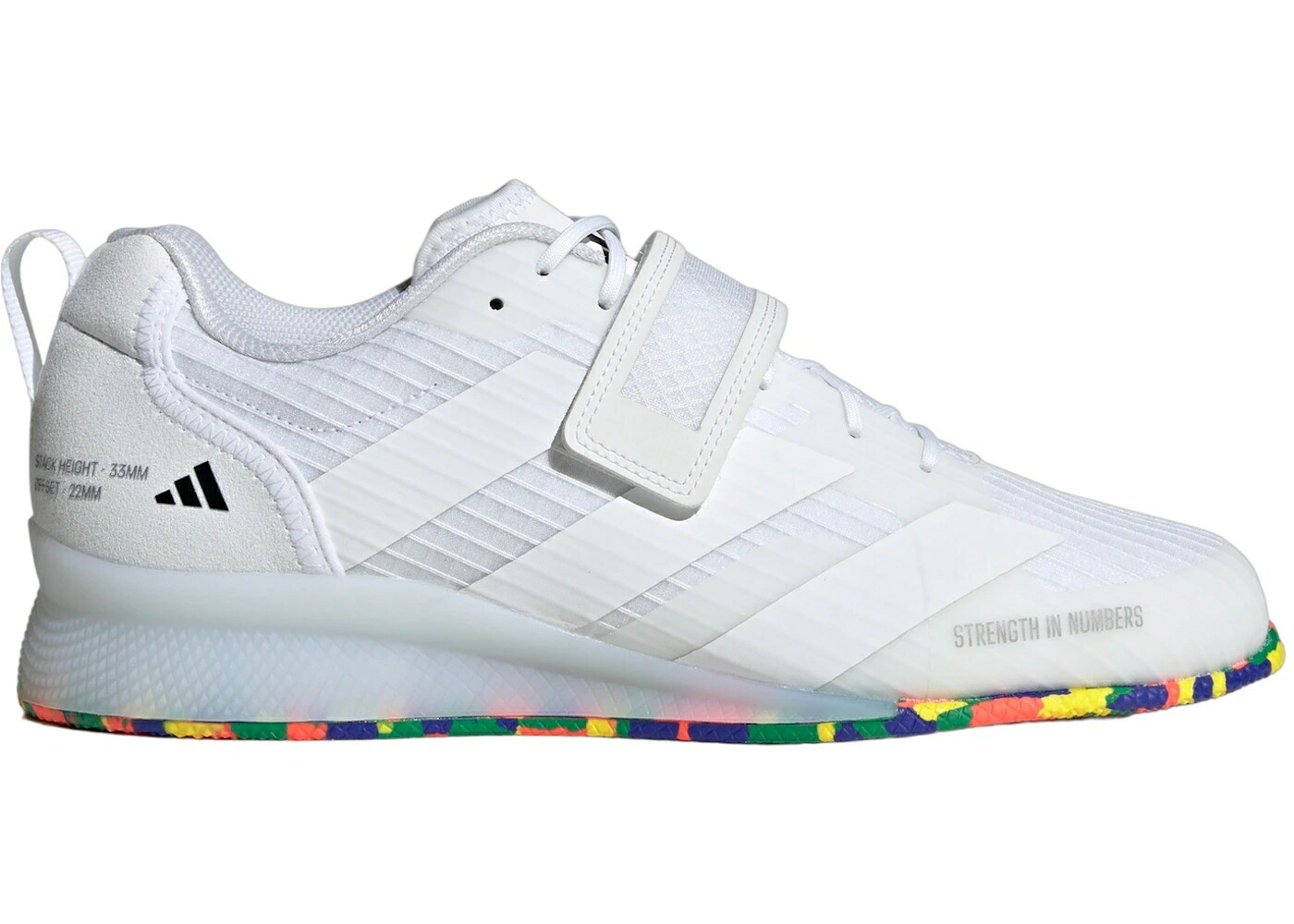 アディダス 白色 ホワイト コア 黒色 ブラック スニーカー メンズ ADIDAS ADIPOWER 3 CLOUD WHITE CORE BLACK / CLOUD WHITE CLOUD WHITE CORE