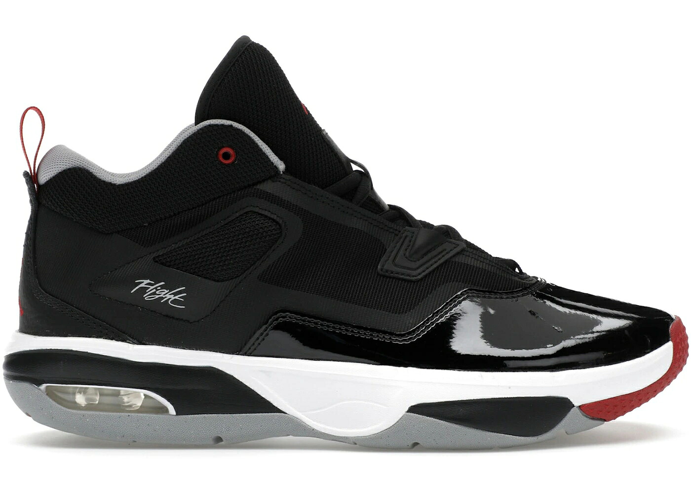ナイキ ジョーダン 黒いこと 黒いこと 薄墨色 シメント 白いこと 白いこと 薄墨色 スニーカー メンズ JORDAN STAY LOYAL 3 BLACK CEMENT / BLACK WHITE WOLF GREY VARSITY
