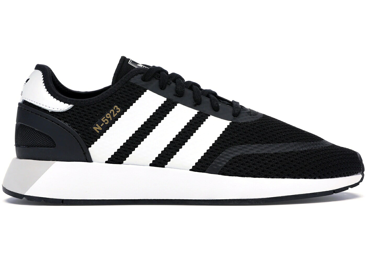 アディダス 黒色 ブラック 白色 ホワイト コア 灰色 グレー スニーカー メンズ ADIDAS N-5923 BLACK WHITE / CORE BLACK FOOTWEAR WHITE GREY|スニケス