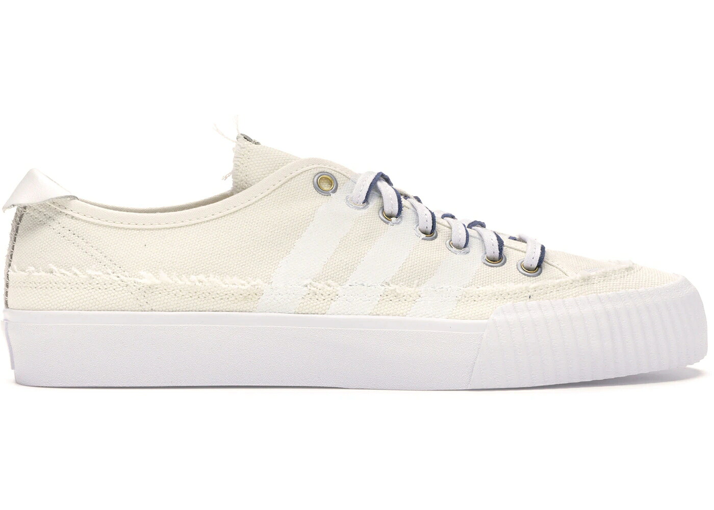 アディダス 白いこと 白いこと スニーカー メンズ ADIDAS NIZZA DONALD GLOVER OFF WHITE / OFF WHITE CLOUD WHITE CUSTOMIZED