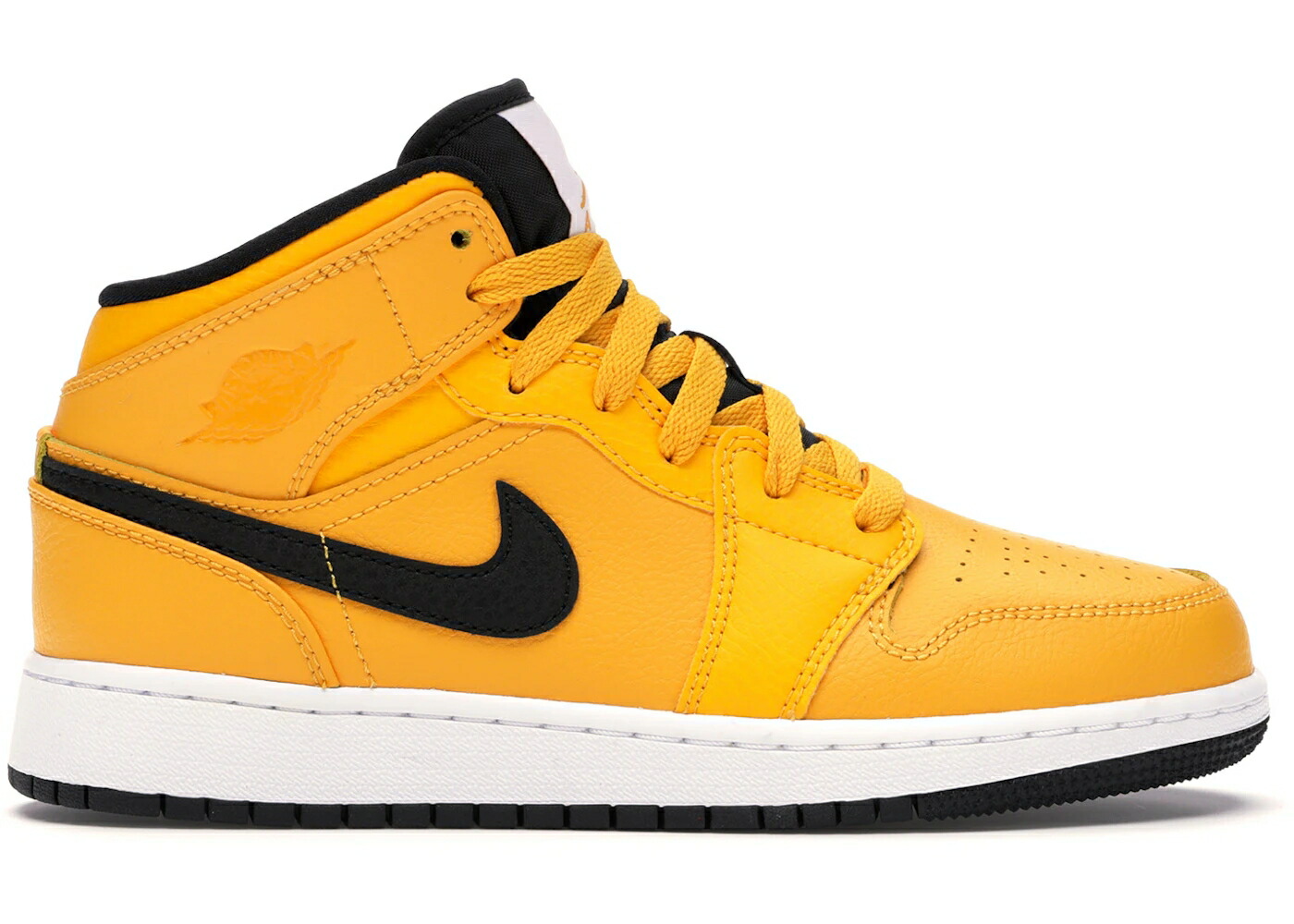 ナイキ ジョーダン ミッド ゴールド 黒いこと 黒いこと 白いこと 白いこと お坊っちゃん キッズ JORDAN 1 MID UNIVERSITY GOLD BLACK (GS) / UNIVERSITY GOLD BLACK WHITE GYM もの言う花 マタニティ スニーカー