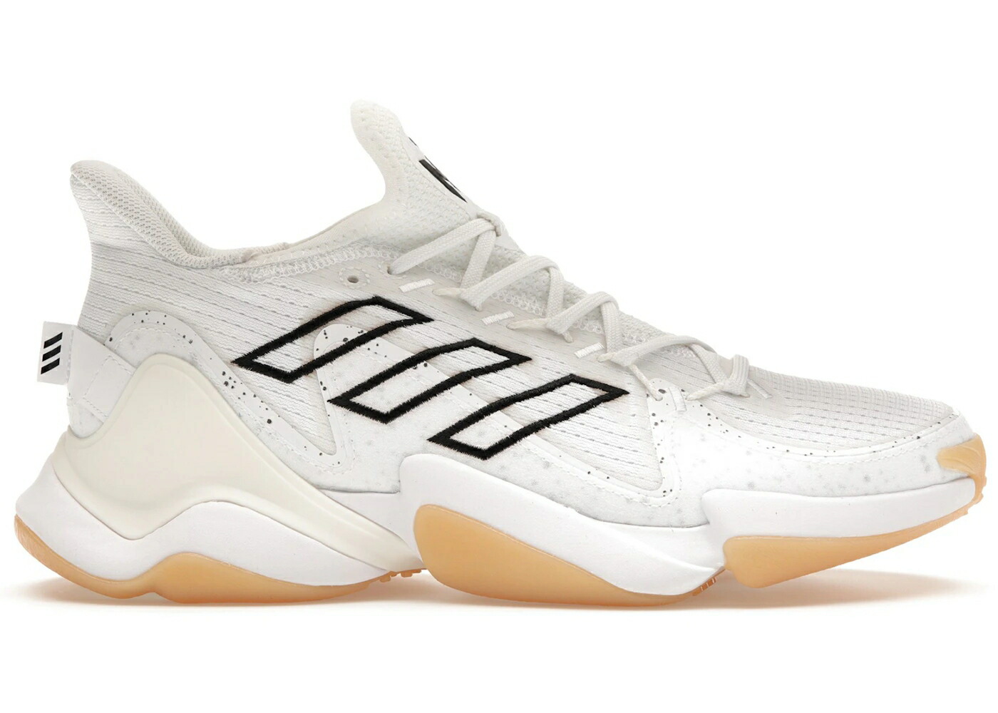 アディダス インパクト 白色 ホワイト コア 黒色 ブラック スニーカー メンズ ADIDAS IMPACT FLX PATRICK MAHOMES WHITE GUM / FOOTWEAR WHITE CORE BLACK OFF