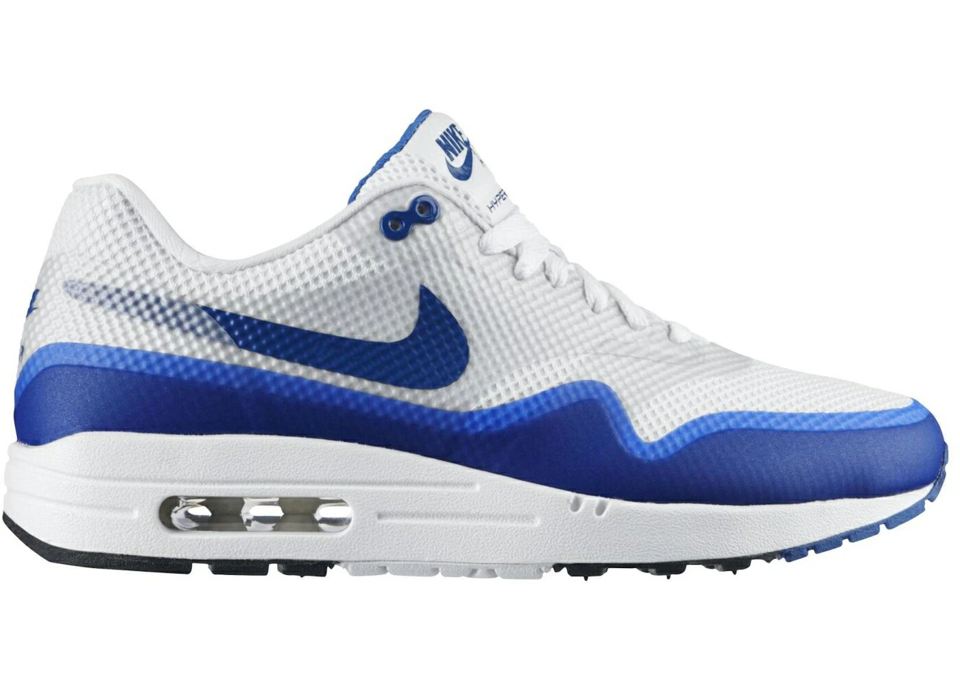 ナイキ マックス ハイパーフューズ 青色 ブルー 白色 ホワイト 灰色 グレー エアマックス スニーカー メンズ NIKE AIR MAX 1 HYPERFUSE VARSITY BLUE / WHITE VARSITY BLUE NEUTRAL GREY