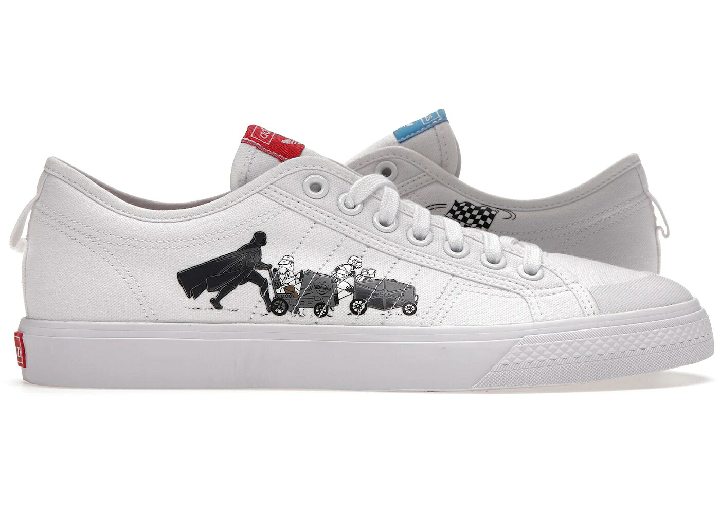 アディダス 白いこと 白いこと スターウォーズ スニーカー メンズ ADIDAS NIZZA STAR WARS INTERGALACTIC RACE / CLOUD WHITE CLOUD WHITE BRIGHT