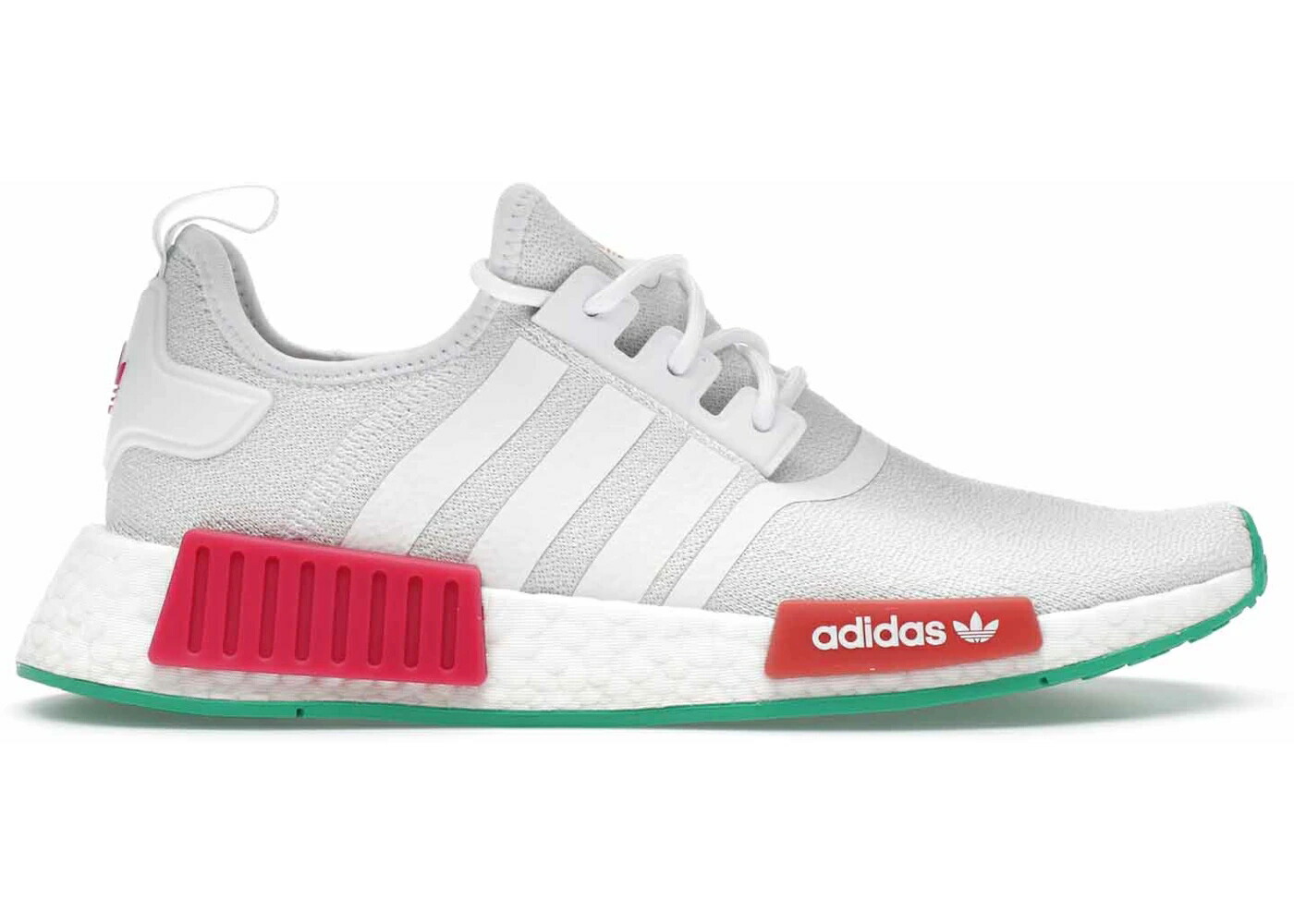 アディダス 白いこと 白いこと マジェンタ 緑 緑であること レアル WOMEN\u0027S スニーカー レディース ADIDAS NMD R1 WHITE MAGENTA GREEN (WOMEN\u0027S) / CLOUD WHITE HI RES GREEN REAL
