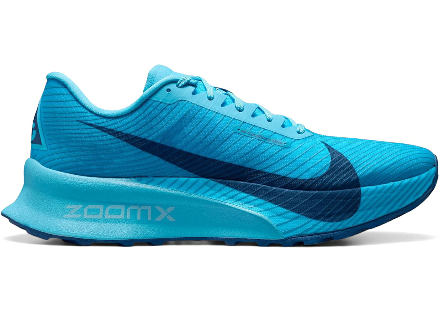 ナイキ 青み 青色 厚地の外套 スニーカー メンズ NIKE ACG ZOOMX ULTRAFLY TRAIL BALTIC BLUE / BALTIC BLUE COURT BLUE
