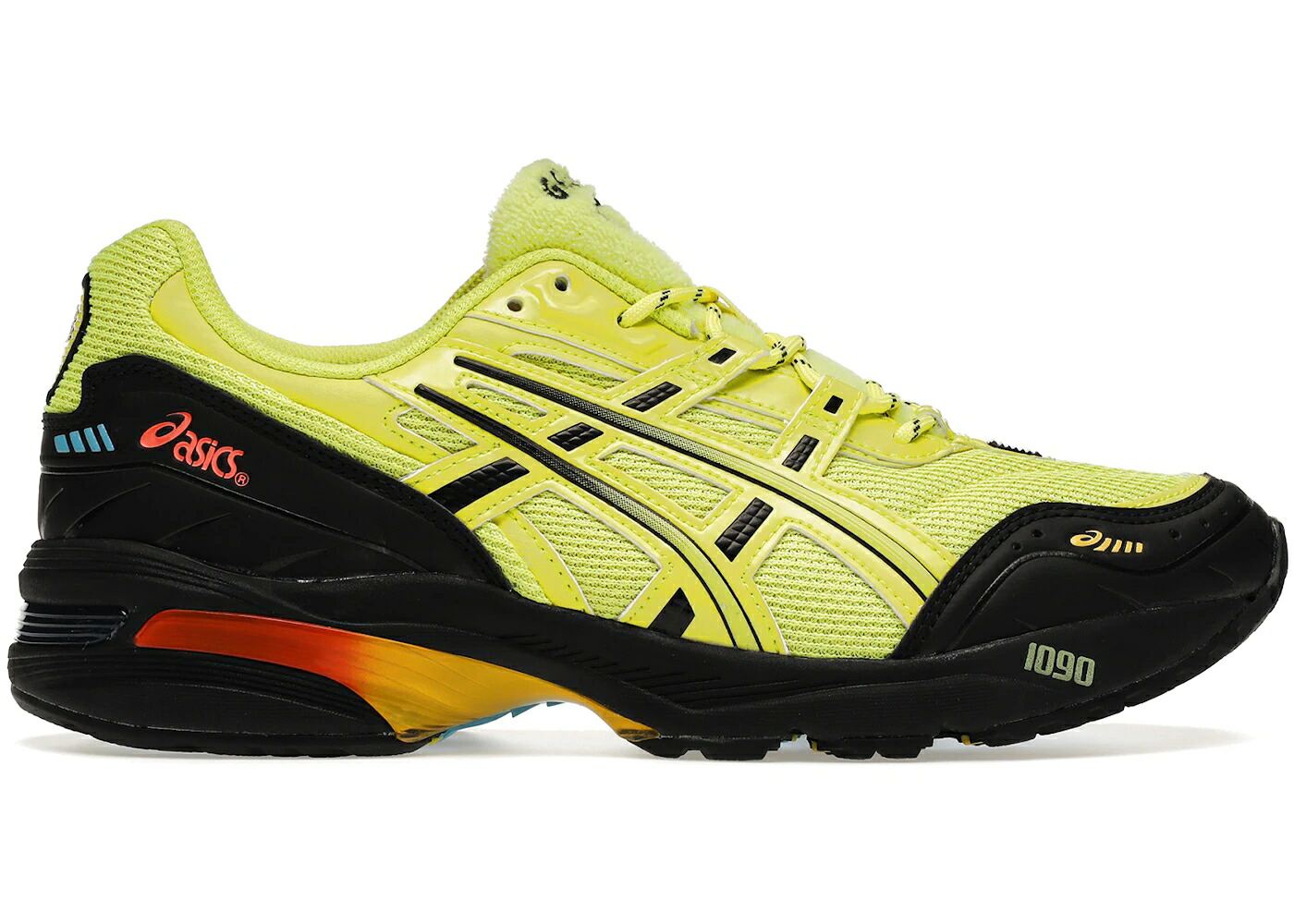 アシックス 菩提樹 黒いこと 黒いこと スニーカー メンズ ASICS GEL-1090 IAB-STUDIO 人工知能学-2 LIME / LIME ZEST BLACK