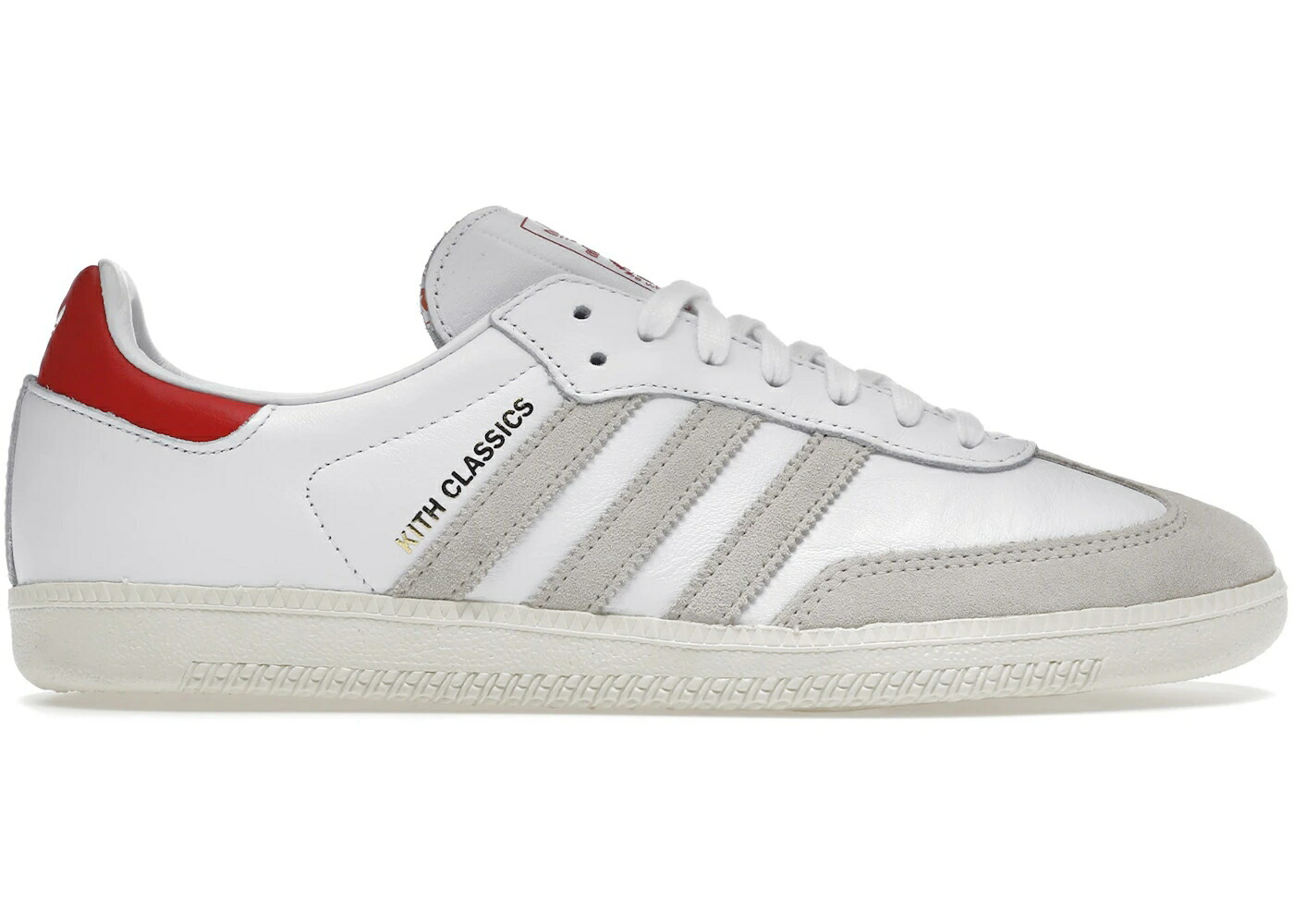 アディダス サンバ 白色 ホワイト 赤 レッド スニーカー メンズ ADIDAS SAMBA OG KITH CLASSICS WHITE RED / WHITE RED