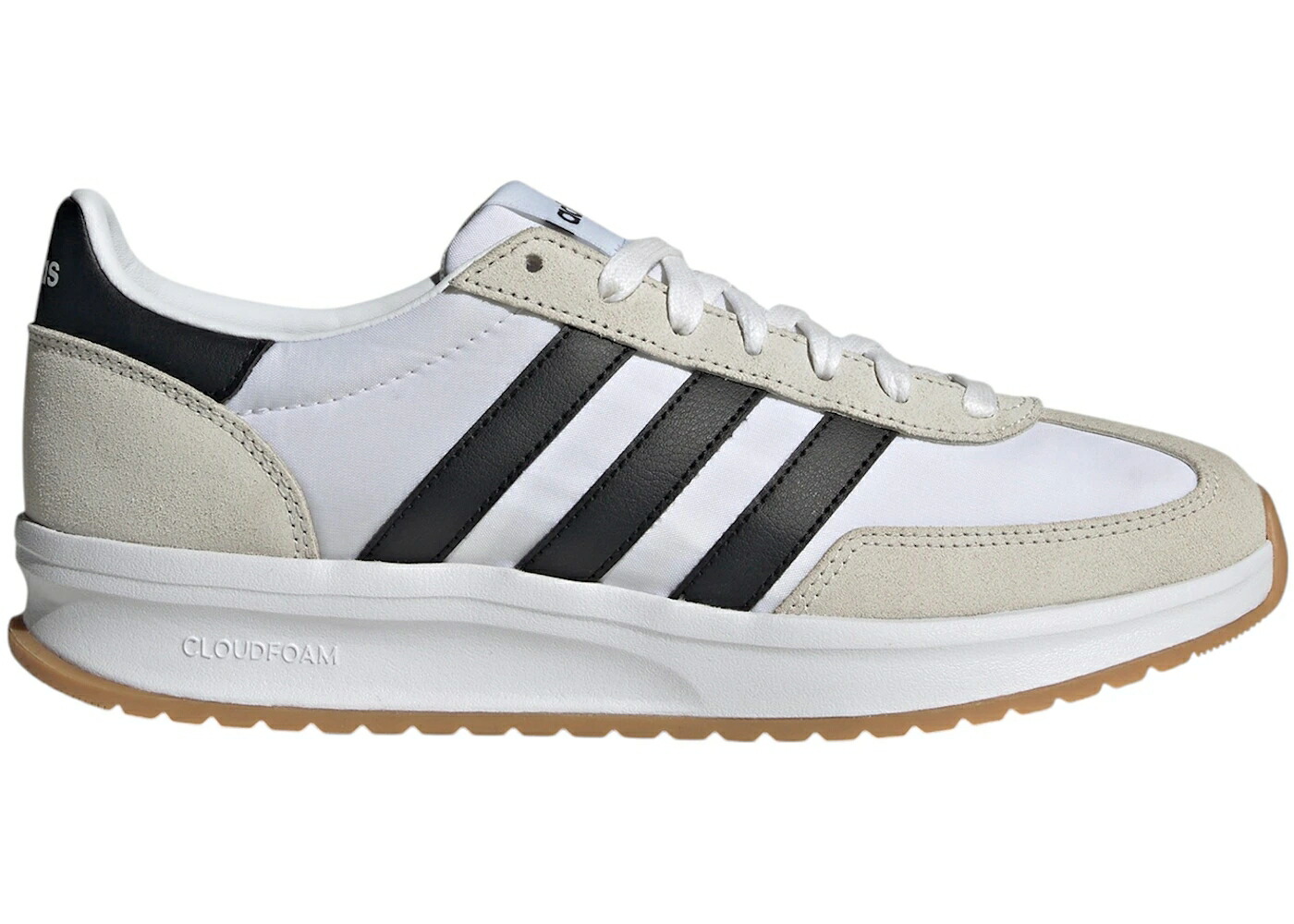 アディダス ラン 白色 ホワイト コア 黒色 ブラック 灰色 グレー 2.0 スニーカー メンズ ADIDAS RUN 70S CLOUD WHITE CORE BLACK GREY ONE / CLOUD WHITE CORE BLACK GREY ONE