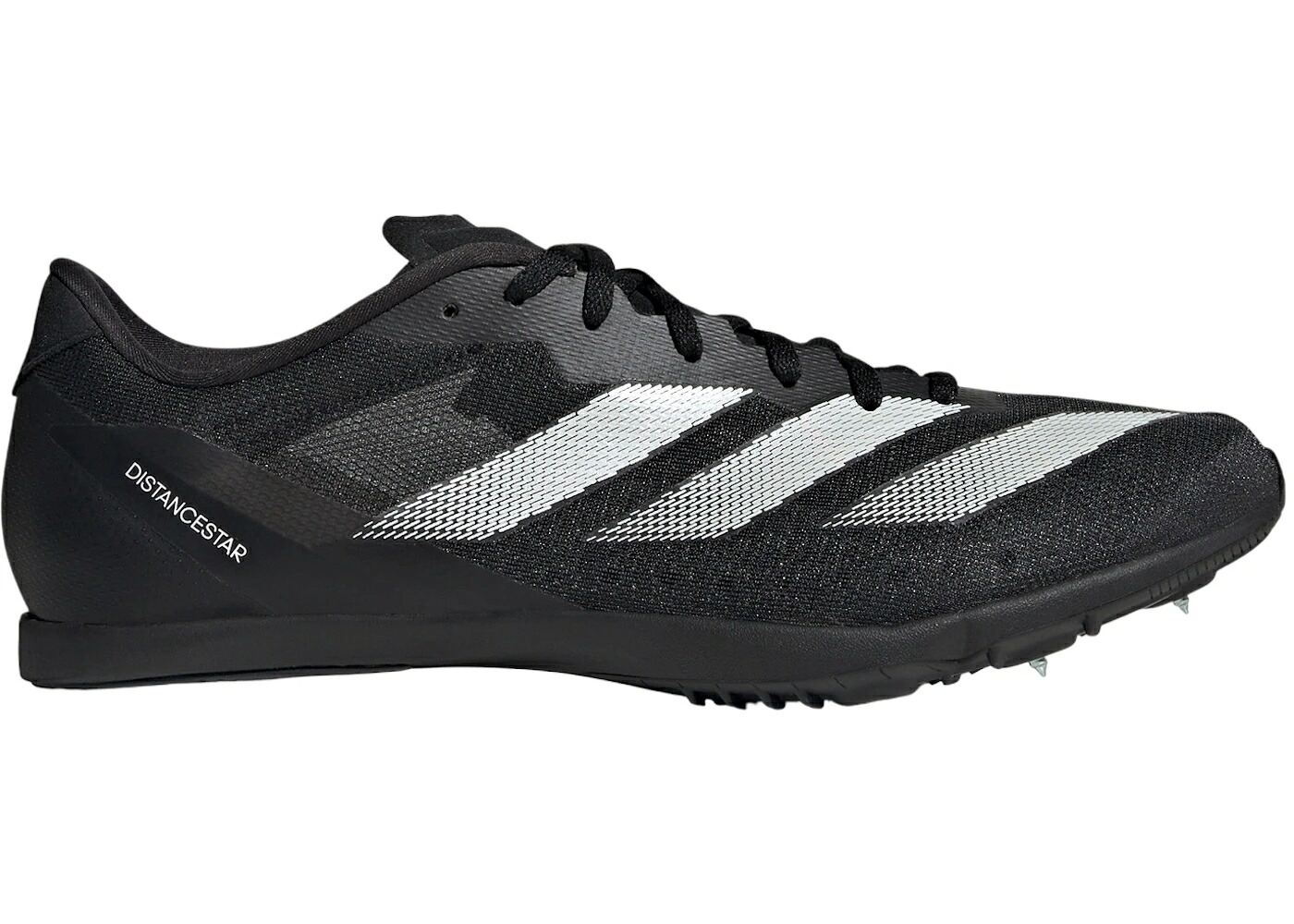 アディダス アディゼロ 中核グループ 黒いこと 黒いこと 皆無 白いこと 白いこと スニーカー メンズ ADIDAS ADIZERO DISTANCESTAR CORE BLACK ZERO METALIC CLOUD WHITE / CORE BLACK ZERO METALIC CLOUD