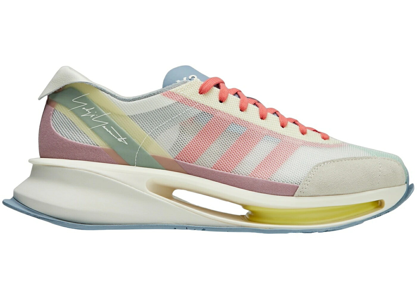 アディダス ラン 白色 ホワイト 青色 ブルー スニーカー メンズ ADIDAS Y-3 S-GENDO RUN OFF WHITE SUPER BLUSH TACTILE BLUE / OFF WHITE SUPER BLUSH TACTILE