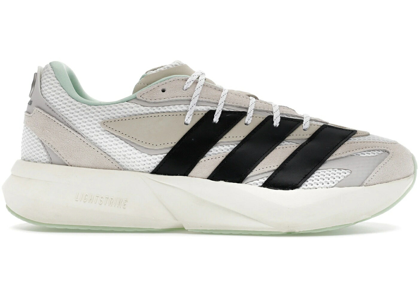 アディダス チーム 白色 ホワイト コア 黒色 ブラック 緑 グリーン スニーカー メンズ ADIDAS LIGHTBLAZE MERCEDES-AMG PETRONAS FORMULA ONE TEAM / OFF WHITE CORE BLACK FROST GREEN