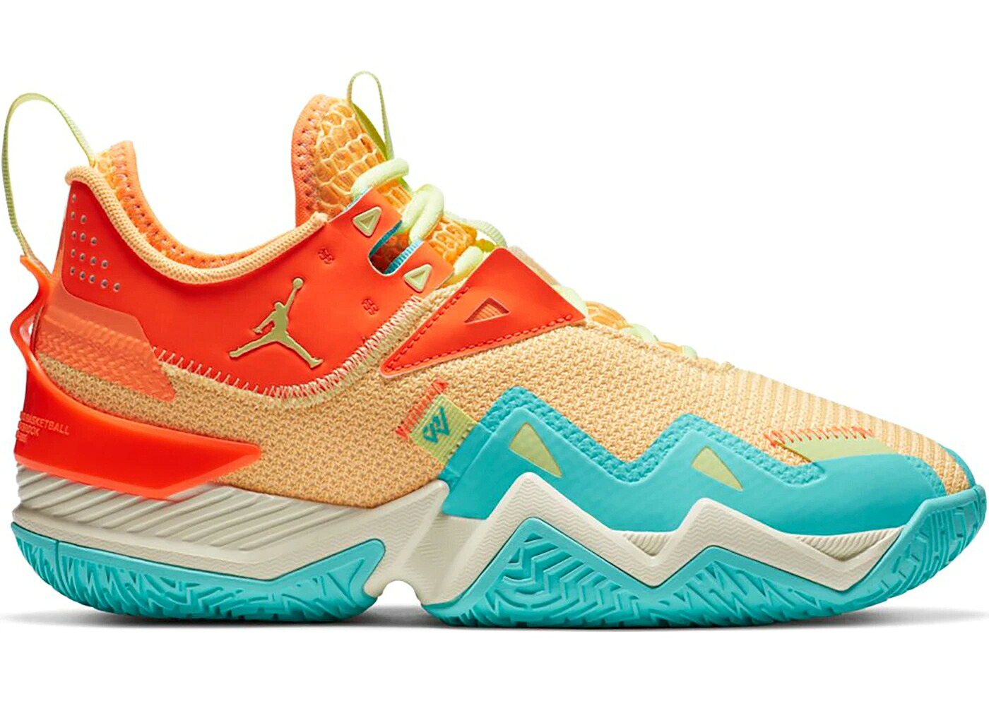 ナイキ ジョーダン ウェストブルック 橙 オレンジ色 アクア 野球クラブ スニーカー メンズ JORDAN WESTBROOK ONE TAKE ORANGE AQUA / TEAM ORANGE BRIGHT MANGO ORACLE 靴-スニーカー-メンズ靴