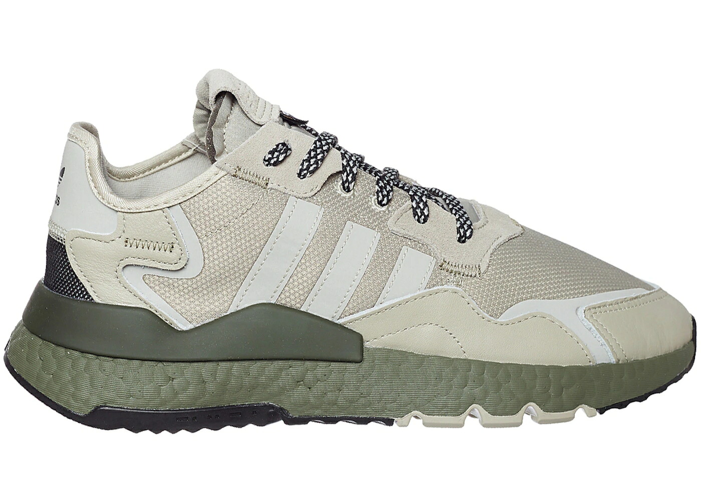 アディダス ジョガーパンツ カーキ スニーカー メンズ ADIDAS NITE JOGGER SESAME RAW KHAKI / SESAME SESAME RAW KHAKI