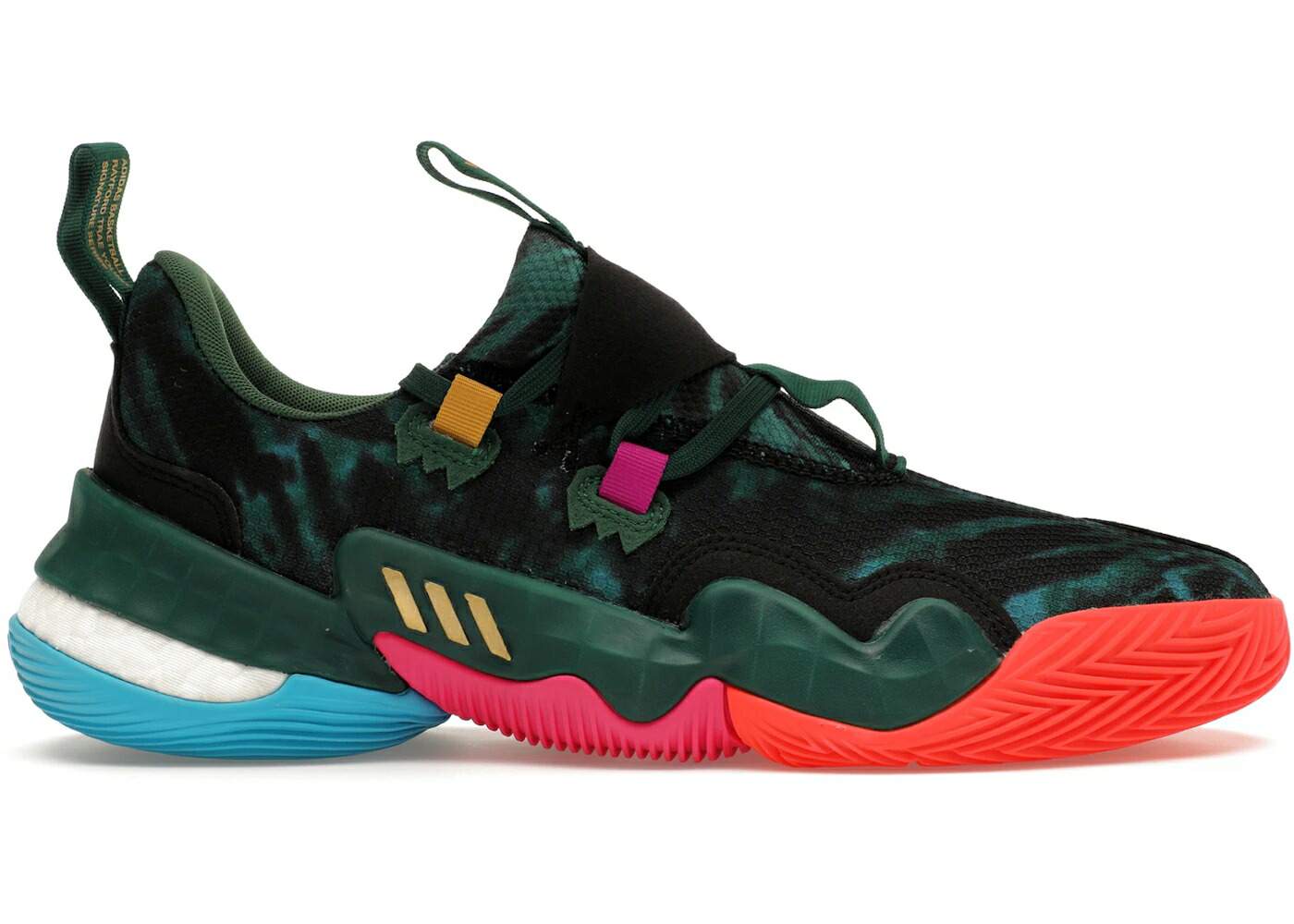 アディダス 野球クラブ 緑 緑であること ゴールド スニーカー メンズ ADIDAS TRAE YOUNG 1 96 OLYMPICS / TEAM DARK GREEN GOLD METALLIC