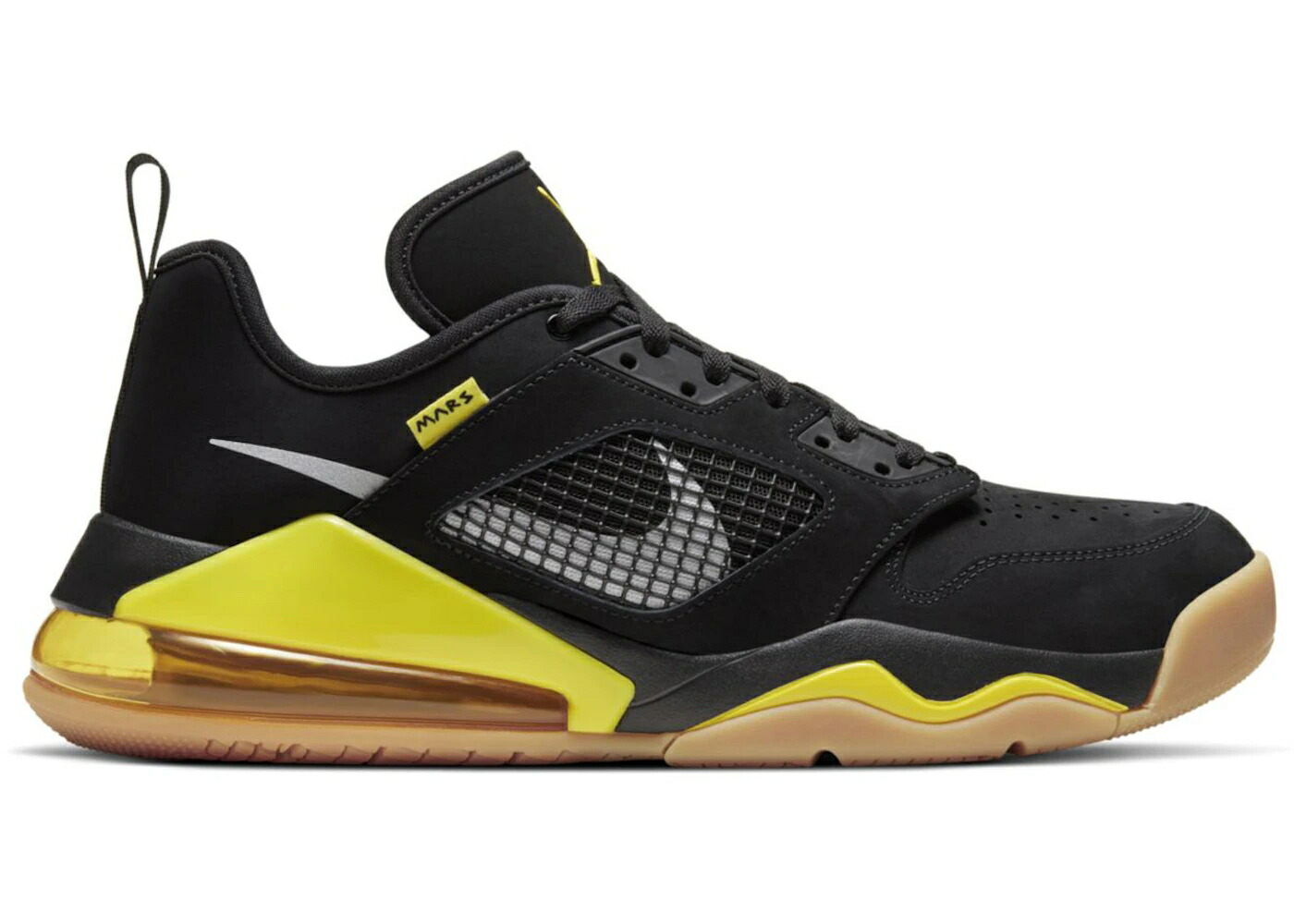 ナイキ ジョーダン サンダー 黒色 ブラック 銀色 シルバー スニーカー メンズ JORDAN MARS 270 LOW THUNDER / BLACK METALLIC SILVER
