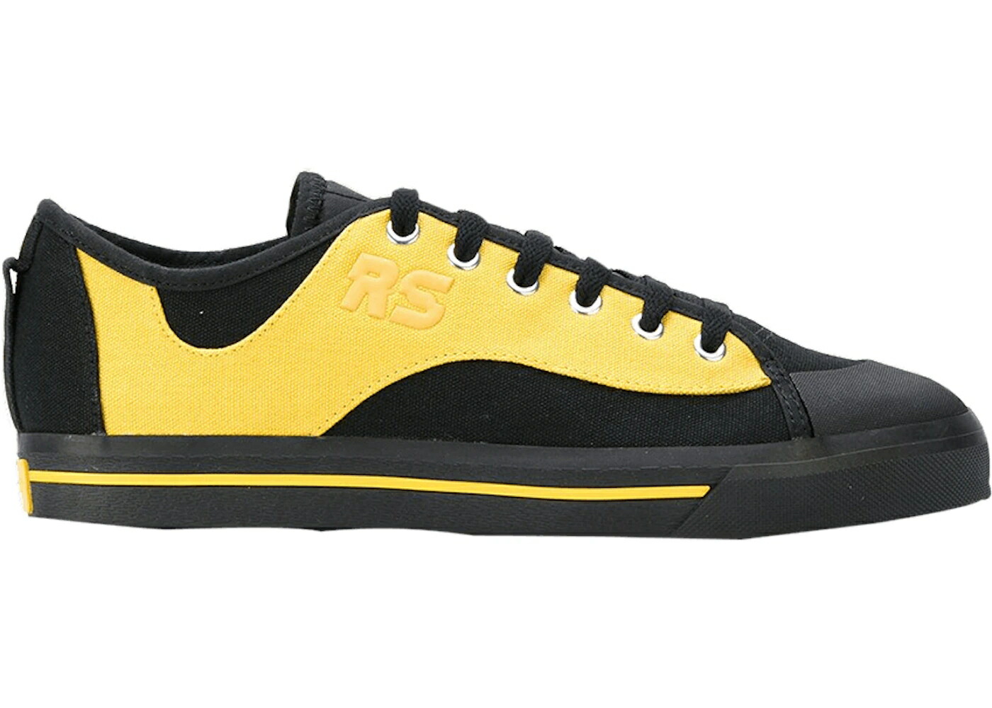 アディダス 黒いこと 黒いこと 黄味がかった 黄色 中核グループ スニーカー メンズ ADIDAS SPIRIT V RAF SIMONS BLACK YELLOW / BLACK CORN YELLOW CORE BLACK