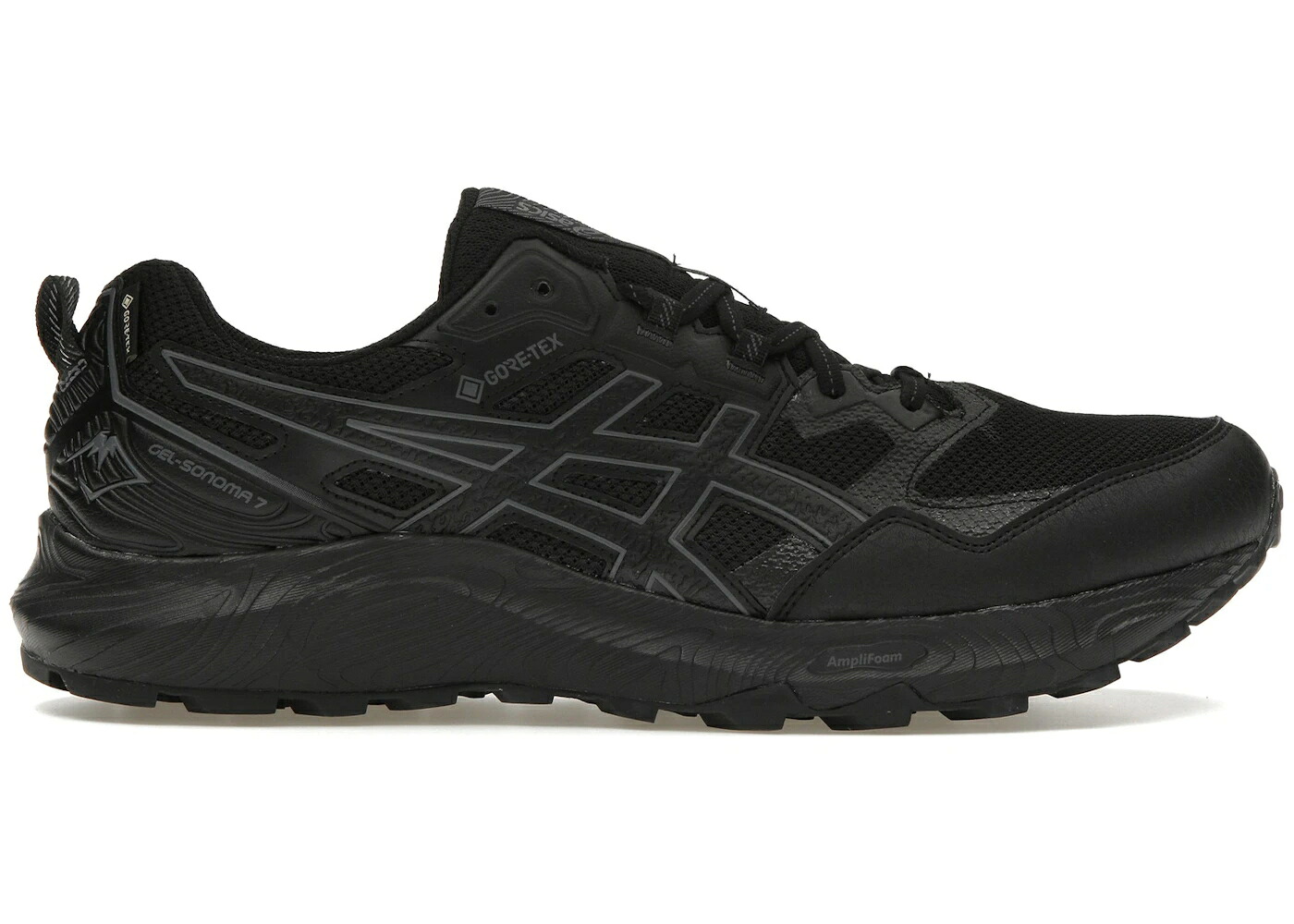 アシックス 黒色 ブラック 灰色 グレー スニーカー メンズ ASICS GEL-SONOMA 7 GTX BLACK CARRIER GREY / BLACK CARRIER GREY