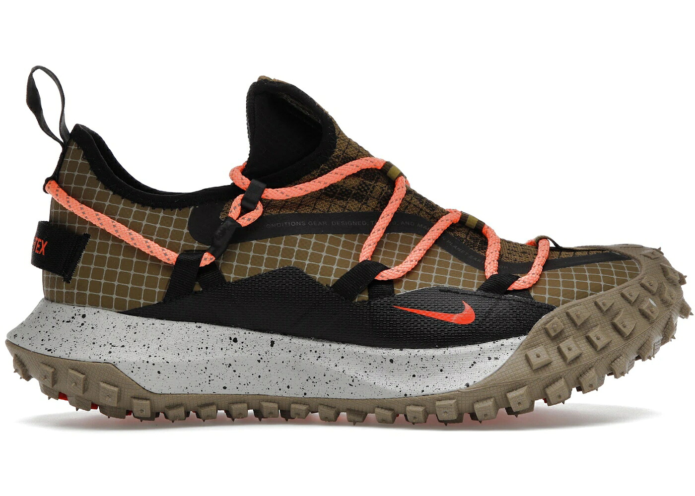 ナイキ ゴアテックス 混雑時 黒いこと 黒いこと カーキ スニーカー メンズ NIKE ACG MOUNTAIN FLY LOW GORE-TEX SE HAZEL RUSH / HAZEL RUSH BLACK KHAKI ATOMIC