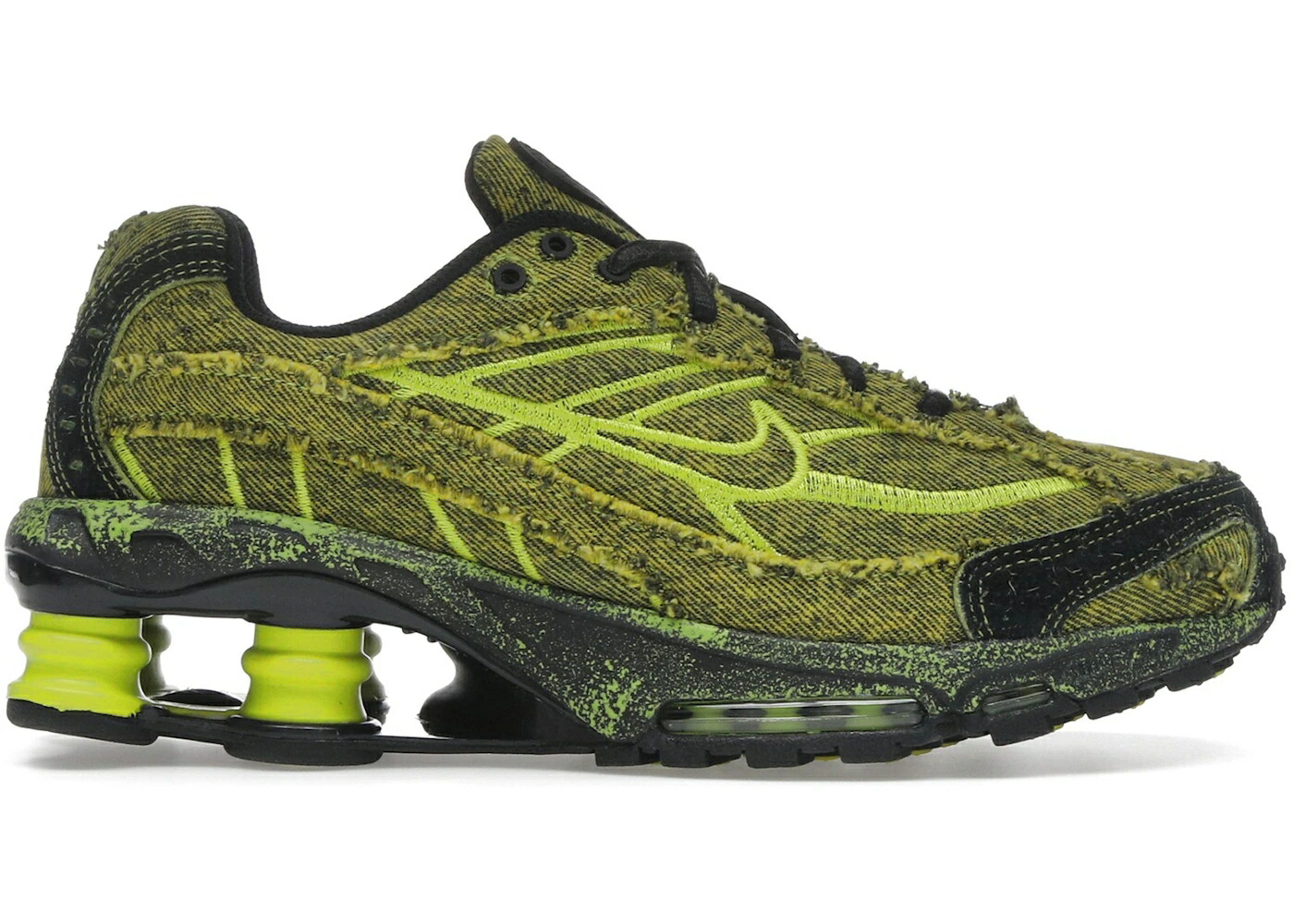 ナイキ ショックス ジーンズ 黒いこと 黒いこと スニーカー メンズ NIKE SHOX RIDE 2 BRIGHT CACTUS DENIM / BLACK BRIGHT CACTUS CYBER VOLT