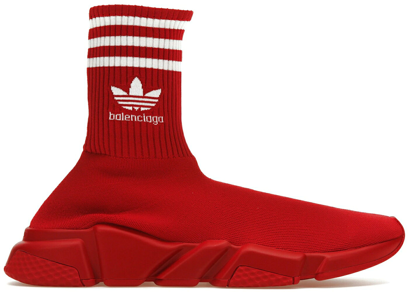 バレンシアガ アディダス スピード トレーナー 赤 レッド 白色 ホワイト スニーカー メンズ BALENCIAGA X ADIDAS SPEED TRAINER RED WHITE / RED WHITE｜スニケス 56,430円