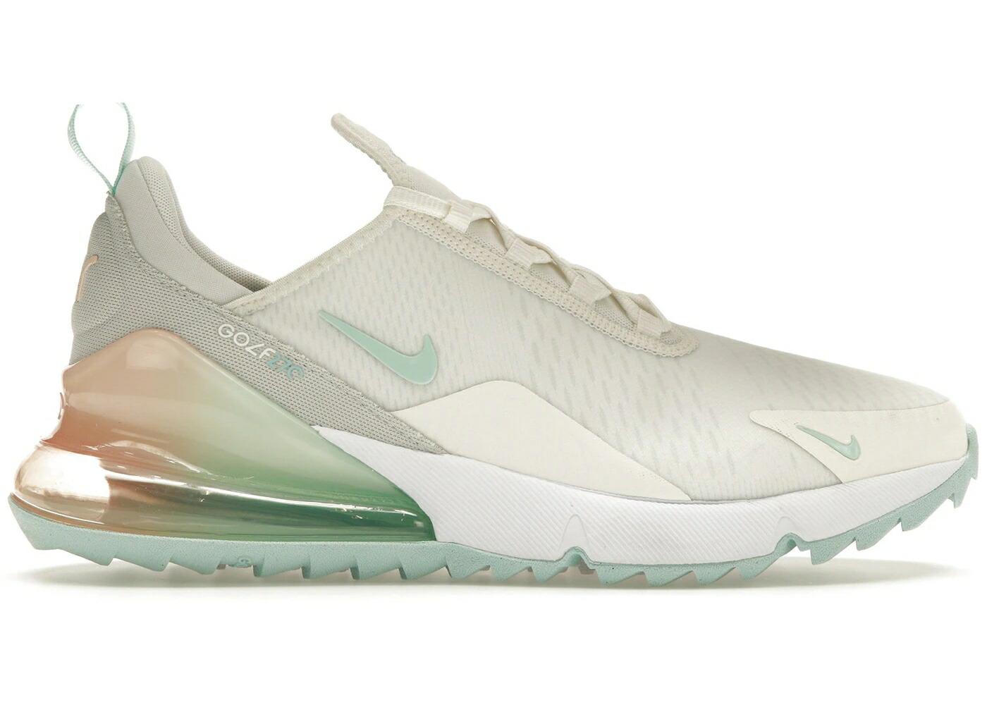ナイキ マックス ゴルフ クリムゾン 大気圏マックス スニーカー メンズ NIKE AIR MAX 270 GOLF SAIL LIGHT DEW / SAIL CRIMSON TINT PHOTON DUST