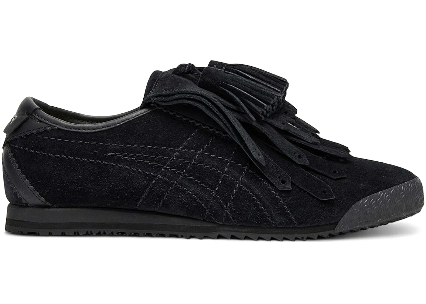 メキシコ合衆国 黒いこと 黒いこと オニツカタイガー スニーカー メンズ ONITSUKA TIGER ONITSUKA TIGER MEXICO 66 FRINGE BLACK / BLACK BLACK