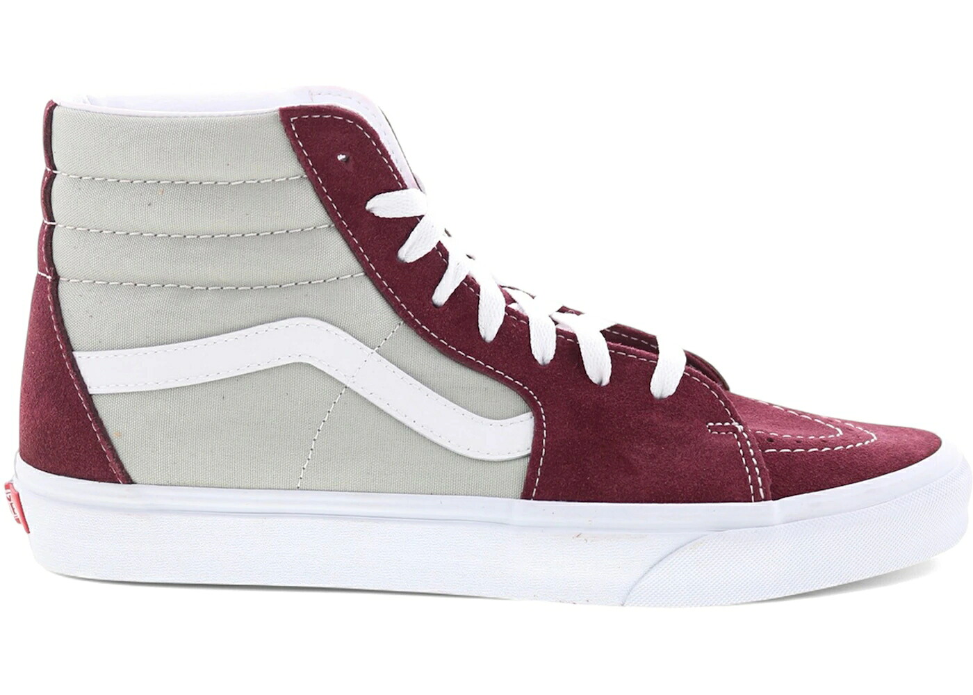 ヴァンズ バンズ スケートハイ 灰色 グレー グレイ 赤 レッド スニーカー メンズ VANS SK8-HI GRAY RED / GRAY RED