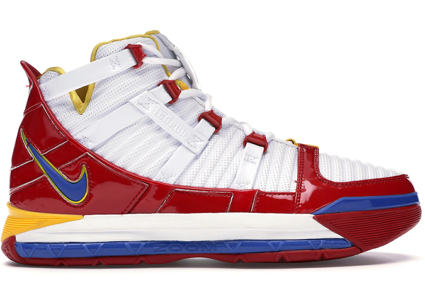 ナイキ レブロン 赤 赤いこと 白いこと 白いこと スニーカー メンズ NIKE LEBRON 3 SUPERMAN RED (2019) / WHITE VARSITY RED VARSITY ROYAL