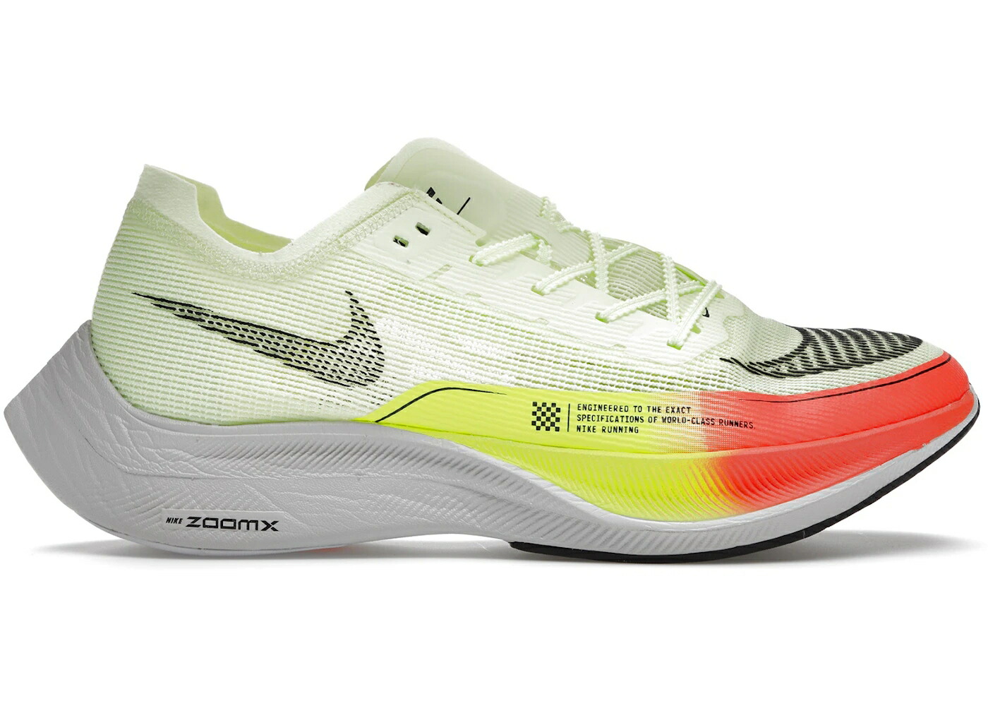 ナイキ 橙 オレンジ NEXT% スニーカー メンズ NIKE ZOOMX VAPORFLY 2 BARELY VOLT HYPER ORANGE / BARELY VOLT HYPER ORANGE VOLT