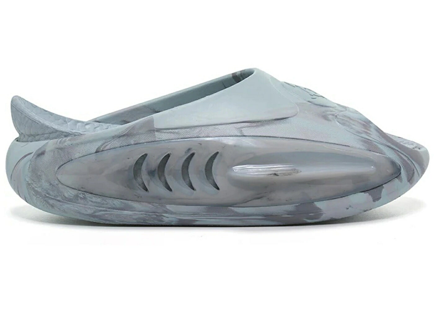 シャーク サンダル 薄墨色 薄墨色 青碧 青碧 スニーカー ユニ一発やる RIGORER SHARK 2 SLIDE CHIBI / GREY BLUE メンズ