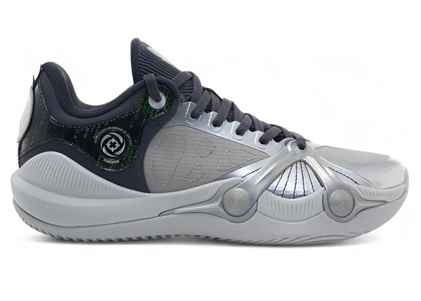黒色 ブラック 銀色 シルバー 灰色 グレー スニーカー メンズ RIGORER BP1 CODE RAIN / BLACK SILVER GREY