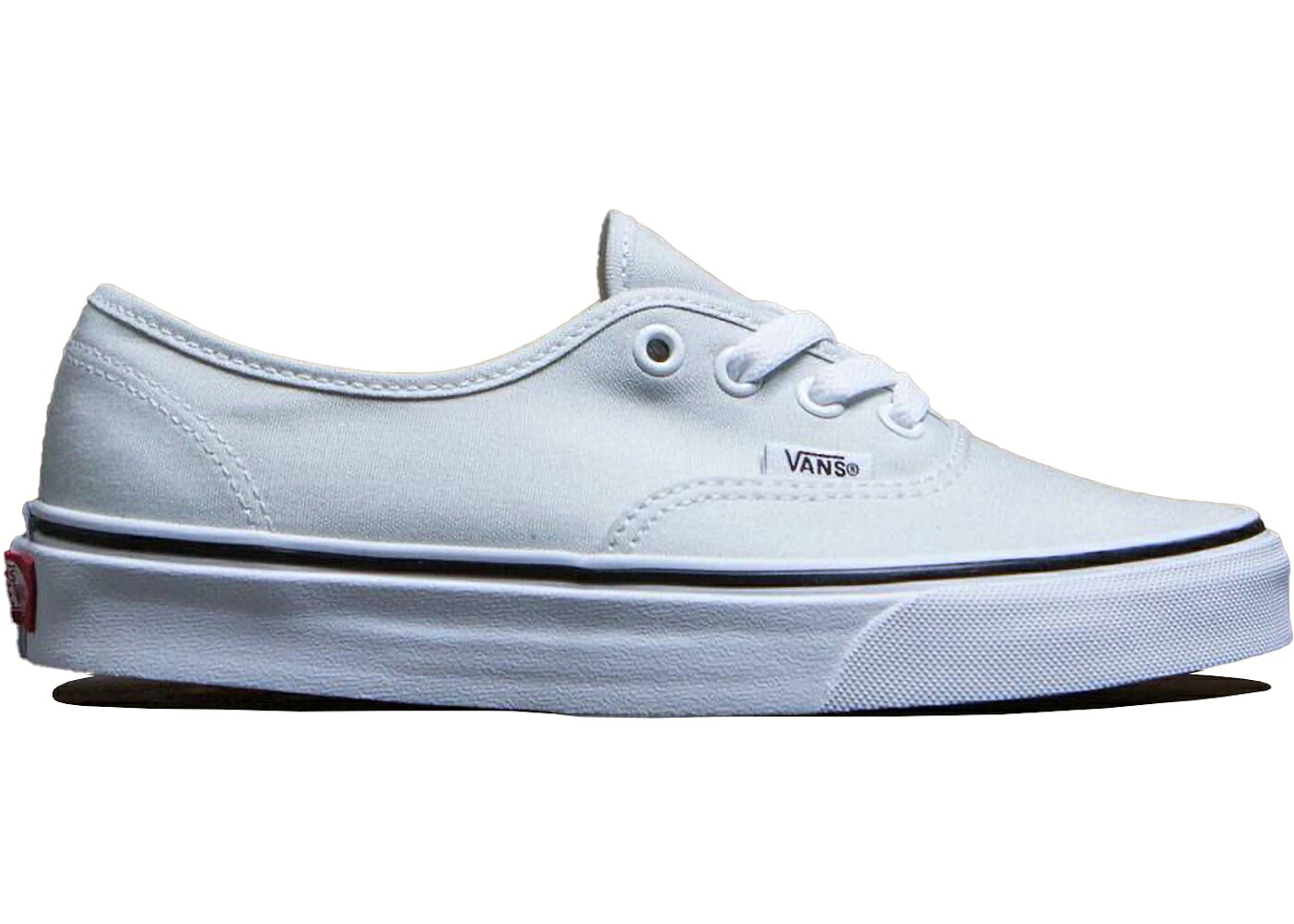 ヴァンズ バンズ オーセンティック 白色 ホワイト 黒色 ブラック スニーカー メンズ VANS AUTHENTIC TRUE WHITE BLACK / TRUE WHITE｜スニケス