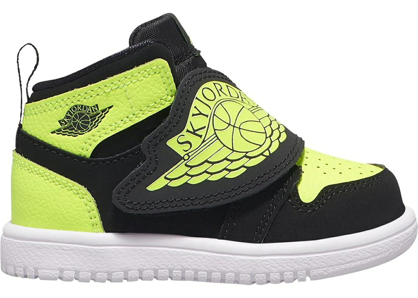 ナイキ ジョーダン 天の原 黒いこと 黒いこと 白いこと 白いこと お坊っちゃん キッズ JORDAN SKY 1 BLACK VOLT (TD) / BLACK VOLT WHITE