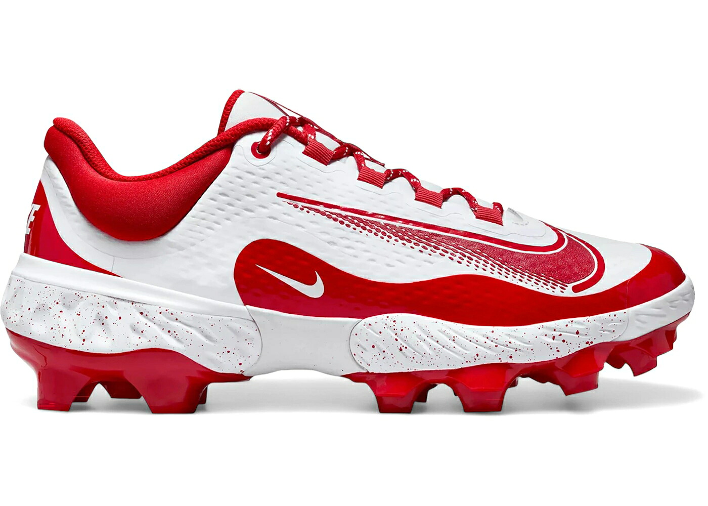 ナイキ アルファ ハラチ エリート 白色 ホワイト ピュア プラチナム 赤 レッド アルファハラチ スニーカー メンズ NIKE ALPHA HUARACHE ELITE 4 LOW MCS WHITE PURE PLATINUM UNIVERSITY RED / WHITE PURE PLATINUM UNIV