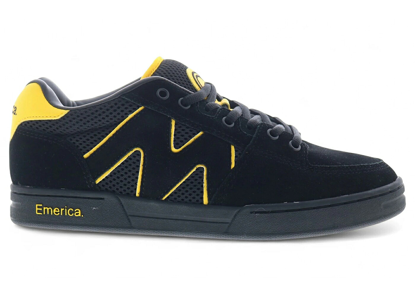 エメリカ イメリカ 黒色 ブラック 黄色 イエロー スニーカー メンズ EMERICA OG-1 BLACK YELLOW / BLACK YELLOW