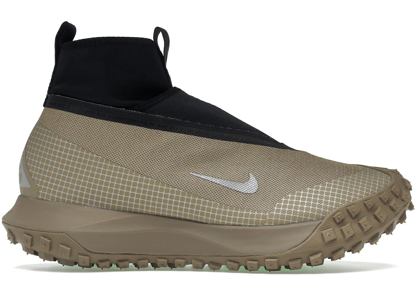 ナイキ ゴアテックス カーキ 銀色 シルバー スニーカー メンズ NIKE ACG MOUNTAIN FLY GORE-TEX KHAKI / KHAKI METALLIC SILVER