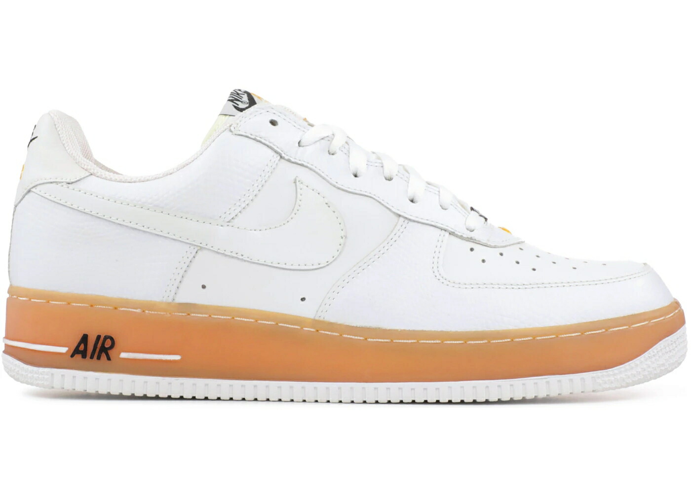 ナイキ 白色 ホワイト エアフォース スニーカー メンズ NIKE AIR FORCE 1 LOW JD SPORTS WHITE GUM MIDSOLE / WHITE WHITE WHITE