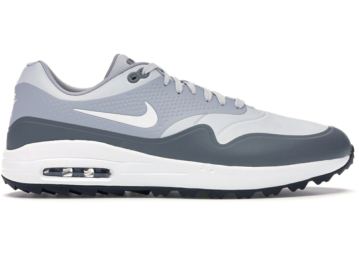 ナイキ マックス ゴルフ ピュア プラチナム 灰色 グレー クール エアマックス スニーカー メンズ NIKE AIR MAX 1 GOLF PURE PLATINUM / PURE PLATINUM WOLF GREY COOL 51,900円