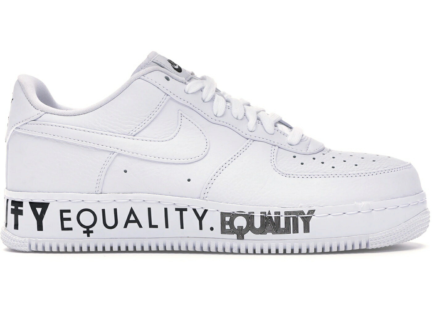 ナイキ 白色 ホワイト 黒色 ブラック エアフォース スニーカー メンズ NIKE AIR FORCE 1 LOW EQUALITY / WHITE WHITE BLACK WHITE