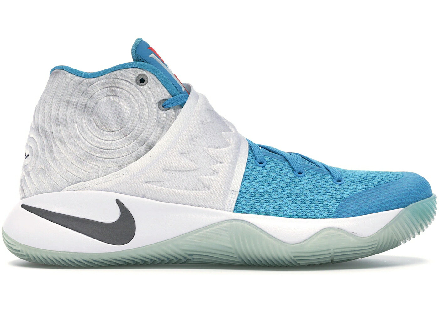 ナイキ カイリー クリスマス 白色 ホワイト 青色 ブルー スニーカー メンズ NIKE KYRIE 2 CHRISTMAS / WHITE OBSIDIAN BLUE LAGOON
